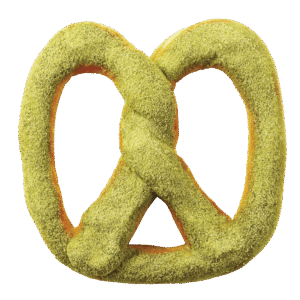 Coconut Pandan Pretzel